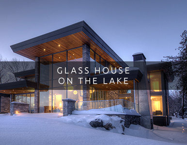 Glass House on the Lake